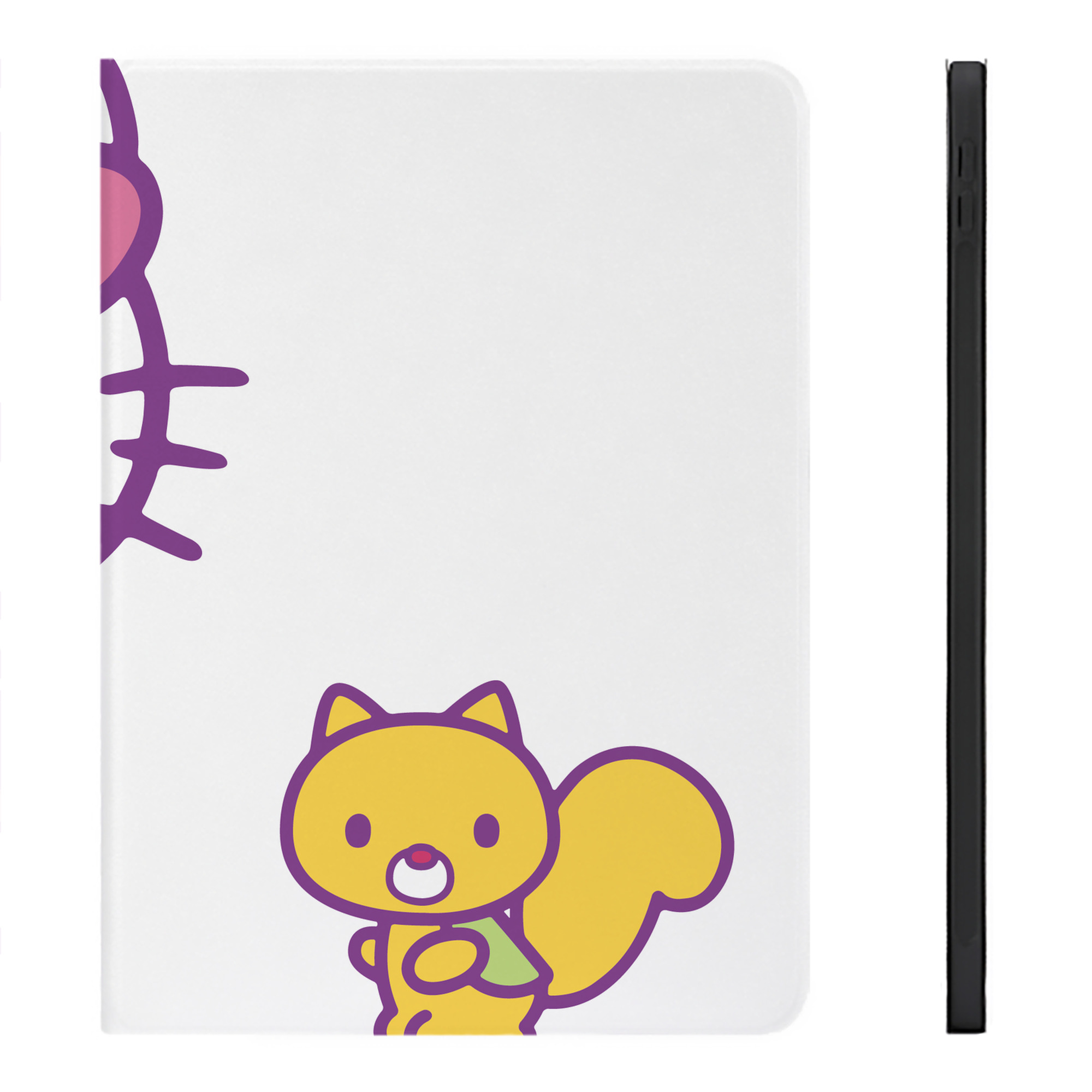 （画像用） Hello Kitty ハローキティ IPadケース ペンホルダー付き ブックスタイルデザイン